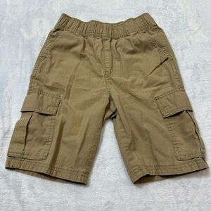 Kids Tan Cargo Shorts